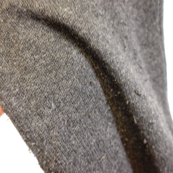 Velvet Sweater Small Black Cashmere Tunic Knit Cowl Neck Short Sleeve Cozy - Picture 8 of 9